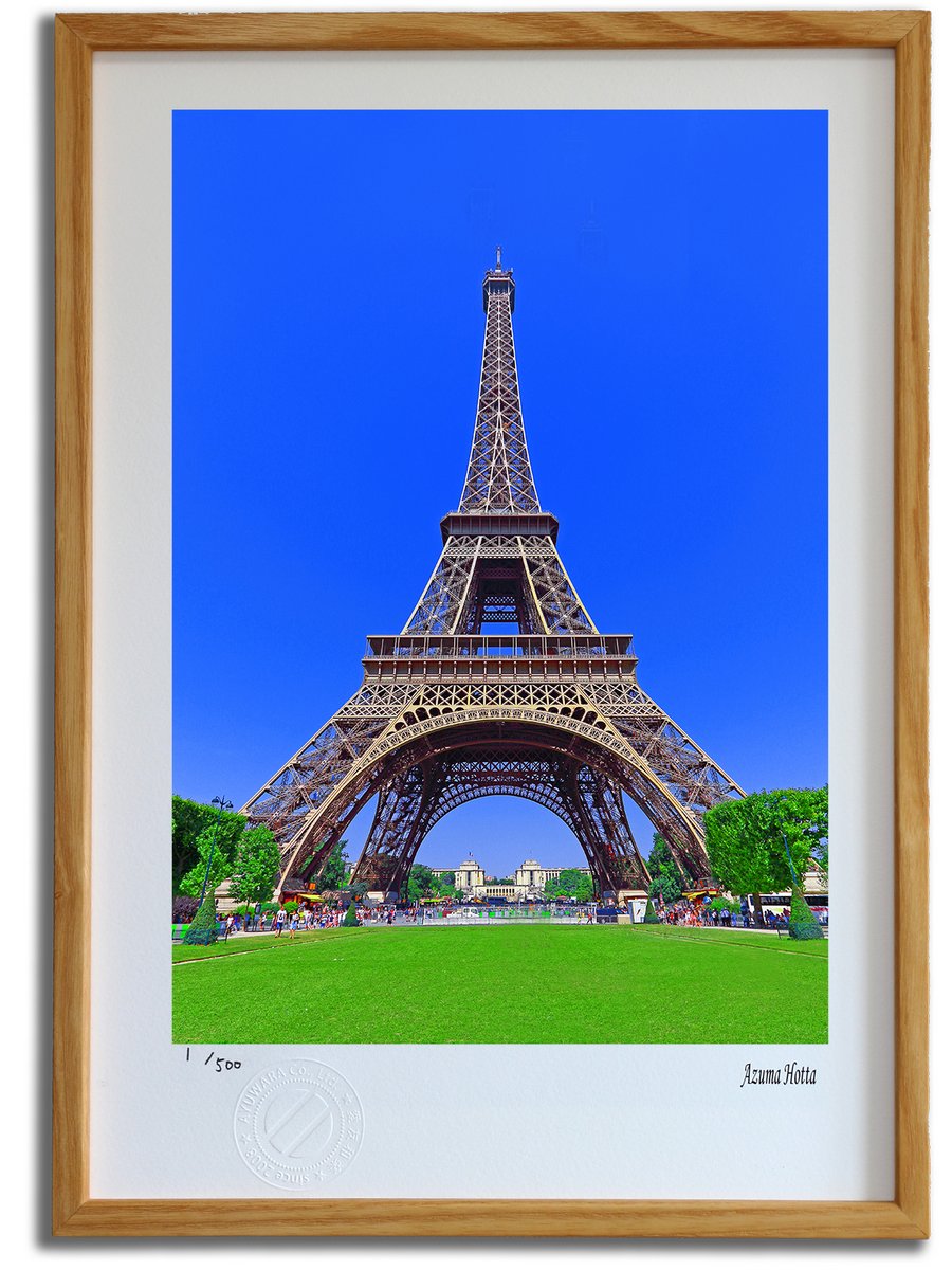 楽天市場】版画 絵画 エッフェル塔とパリ001 パリ/インテリア 額入り