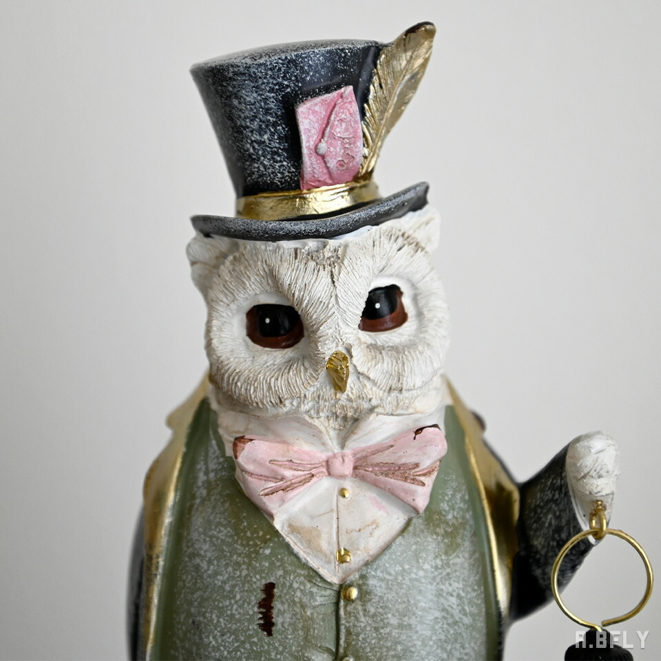 楽天市場】フクロウ 置き時計 アナログ ミニ 卓上時計 卓上時計 まるい