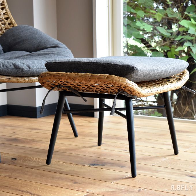 楽天市場】【2点セット】パーソナルチェア オットマンセット リゾート