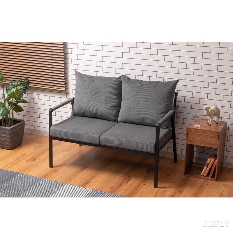 楽天市場】2Pソファ コーデュロイ 2人掛けソファー グレー グリーン