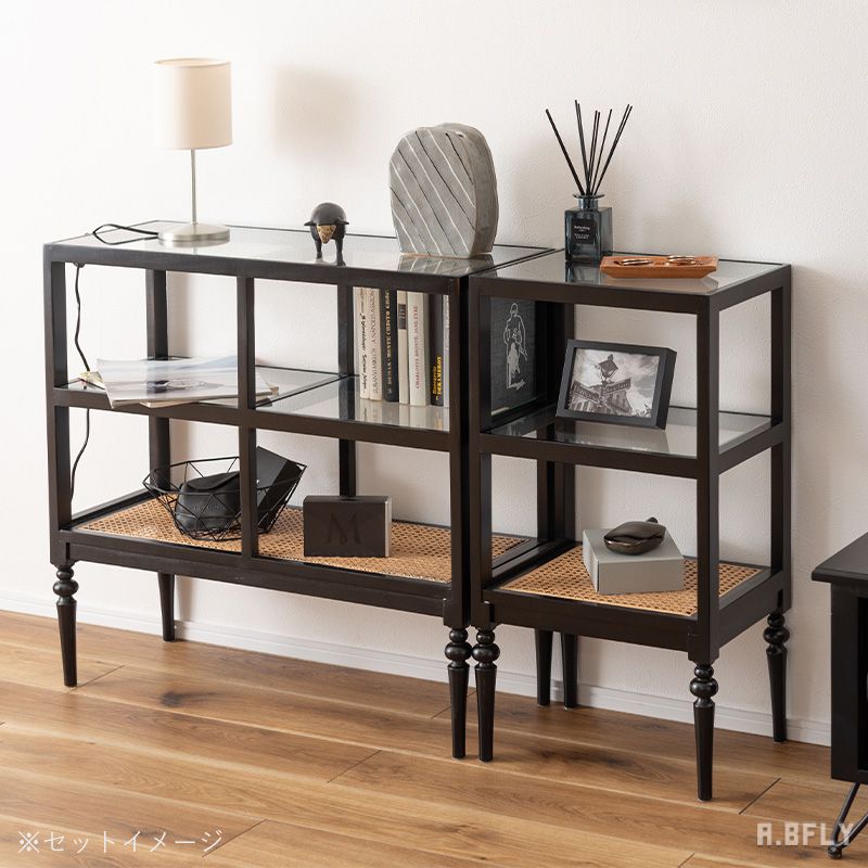 楽天市場】シェルフ オープン ラック 収納 棚 魅せる収納 木製 ウッド