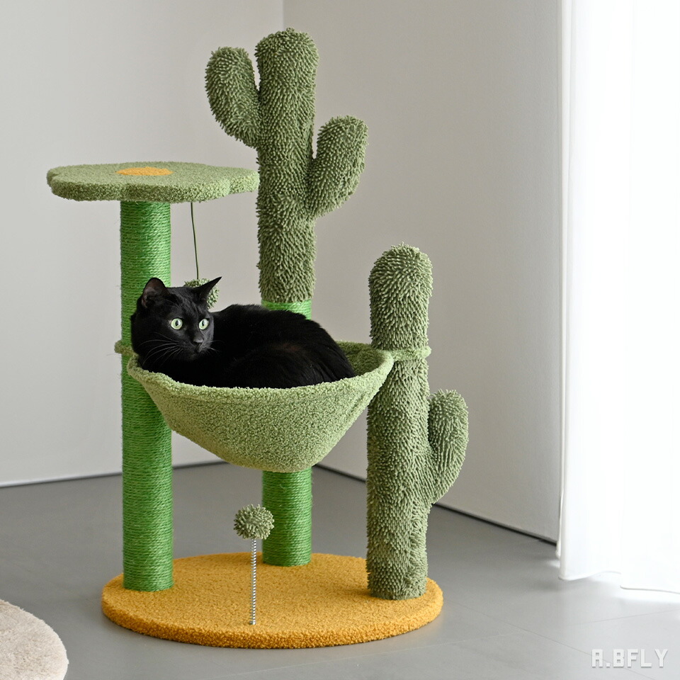 楽天市場】【最大6,000円クーポン配布中】キャットタワー サボテン