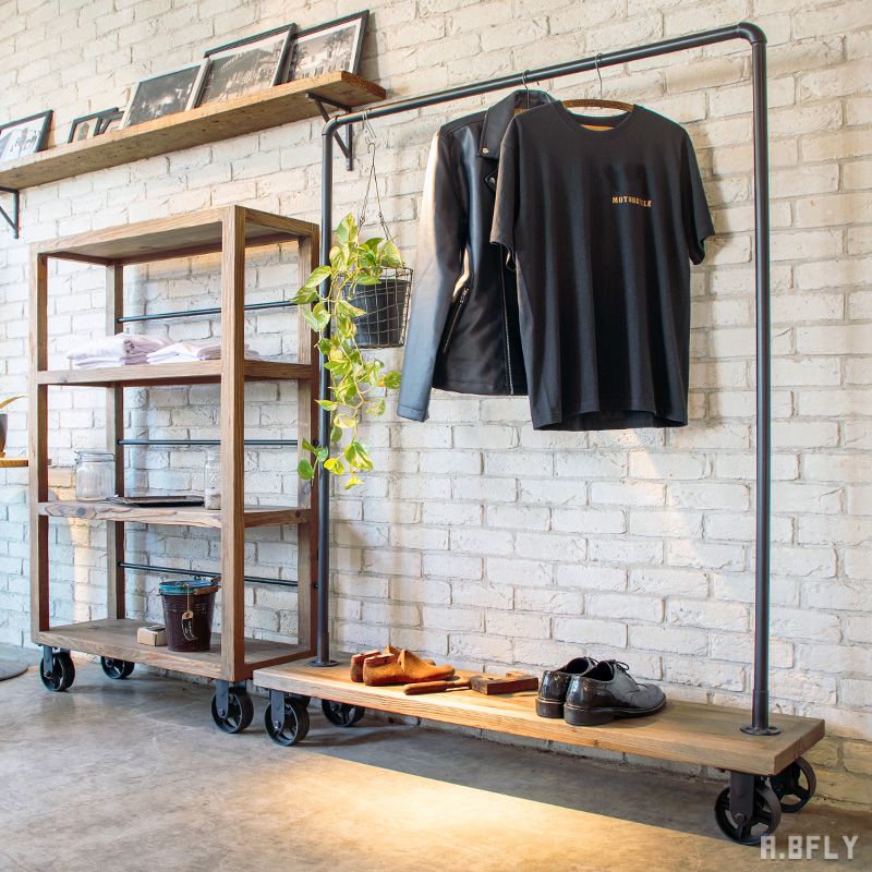 楽天市場】ハンガーラック 幅135cm クローゼット 収納 おしゃれ