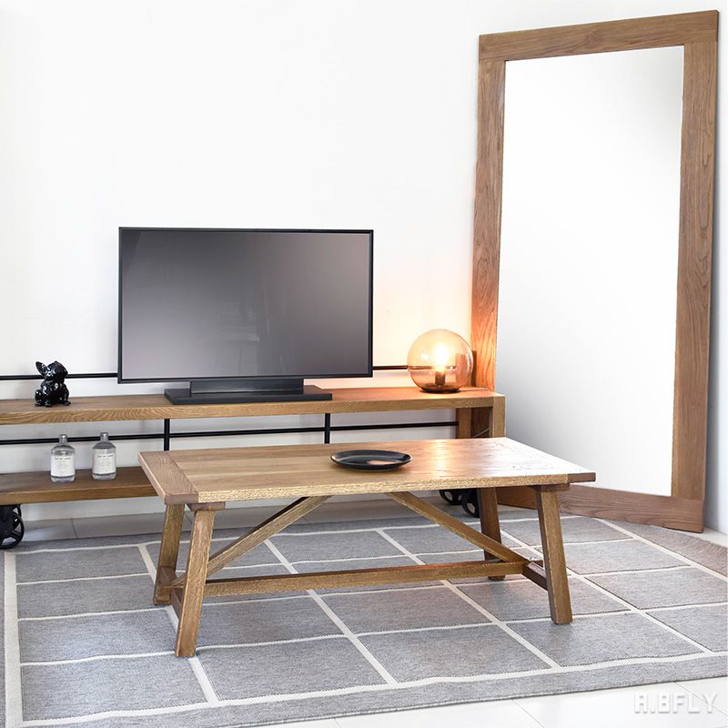 楽天市場】壁立てかけ ミラー 鏡 木製 大型 壁掛け 立てかけ 全身 全身