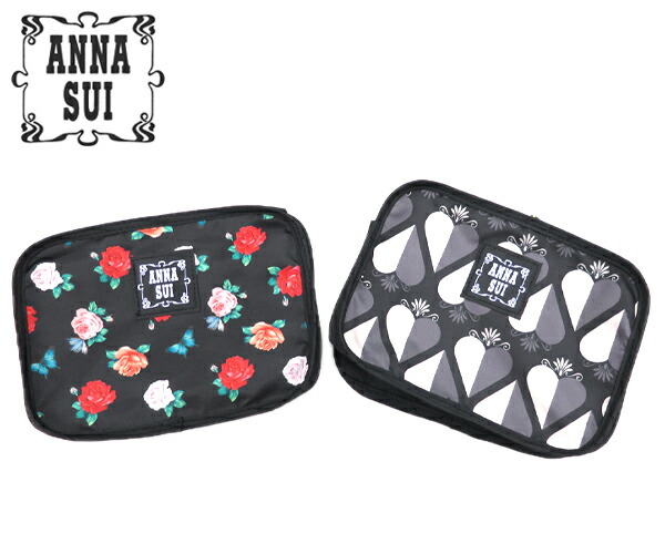 楽天市場】アナスイ [ANNA SUI] トラベルポーチS ミニポーチ付き