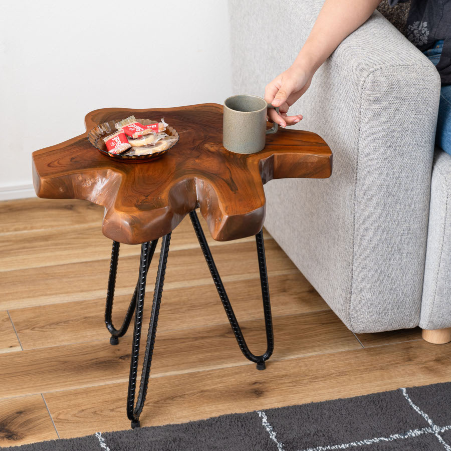 楽天市場】東谷 ムク テーブル サイドテーブル 机 無垢 無垢材 木製