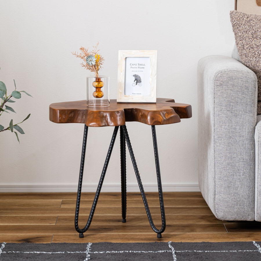 楽天市場】東谷 ムク テーブル サイドテーブル 机 無垢 無垢材 木製