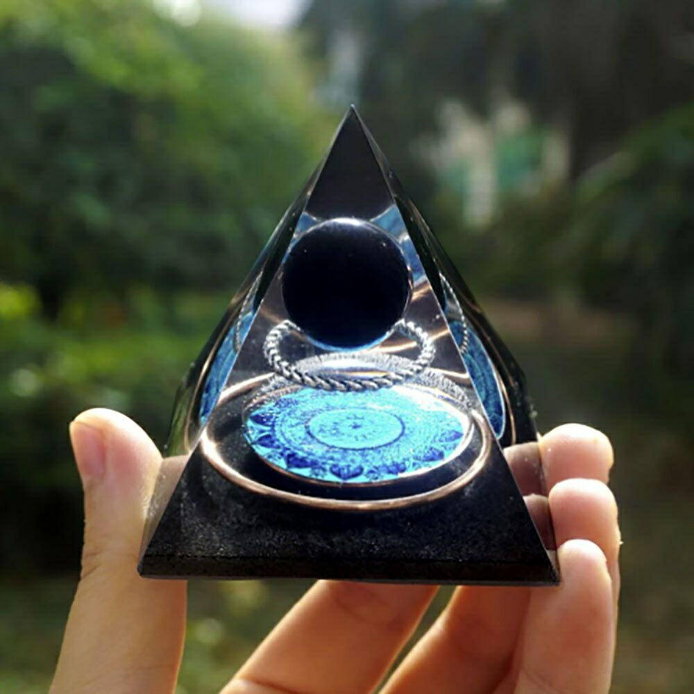 楽天市場】【在庫限り】【置き配配送】 オルゴナイト 漆黒 球 ストーン