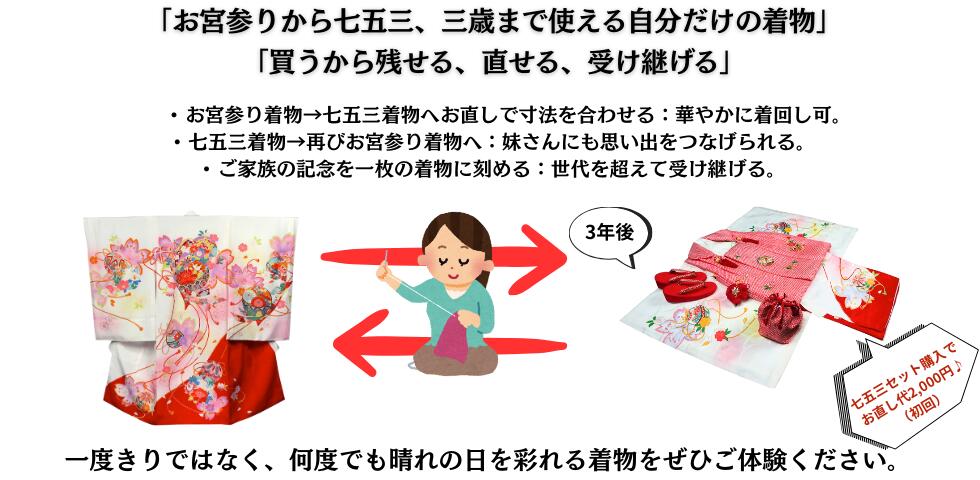 楽天市場】お宮参り 女の子 着物 女児祝着 正絹 のしめ 初着 産着 新品