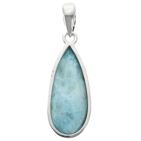楽天市場】ラリマー シルバー ペンダントトップ 雫 天然石