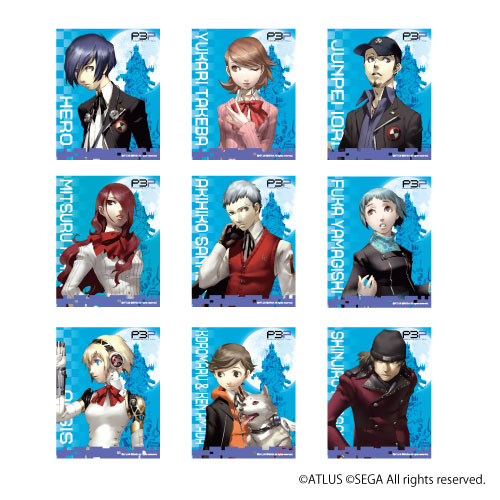 楽天市場】キャラフレームカード「ペルソナ3 ポータブル」01/ 9個入り