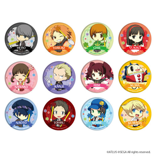 楽天市場】缶バッジ「ペルソナ4 ザ・ゴールデン」02/フォトきゃら 12個