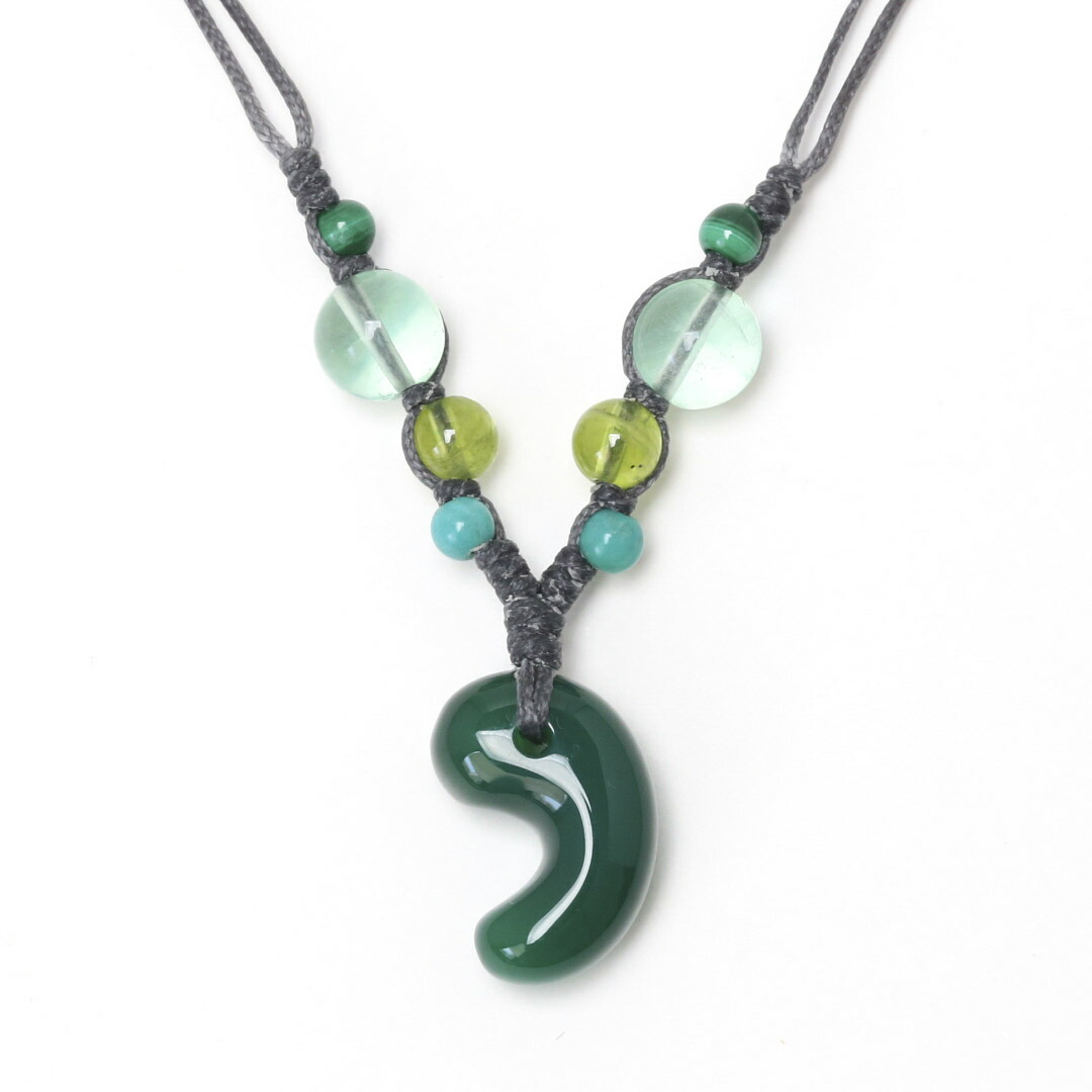 楽天市場】出雲型勾玉編みネックレス 健康・リラックス_NC026 出雲