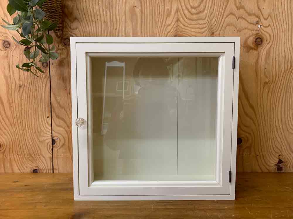 楽天市場】ガラスケース ニッチ用 透明ガラス アンティークホワイト 37