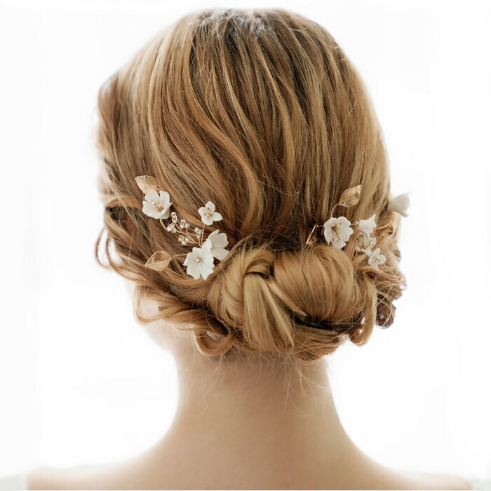 楽天市場】【ピンタイプのヘッドドレス】【小花を自由にアレンジ