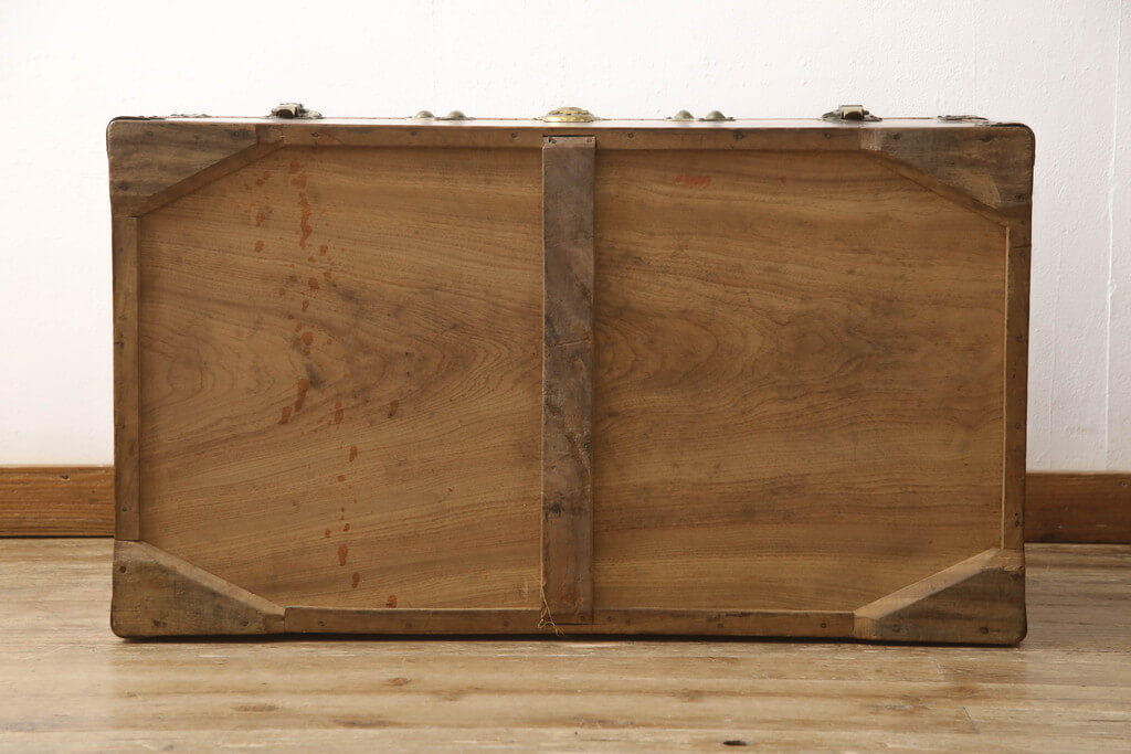 楽天市場】アジアンビンテージ 船トランク 木製 楠材 クスノキ 舟