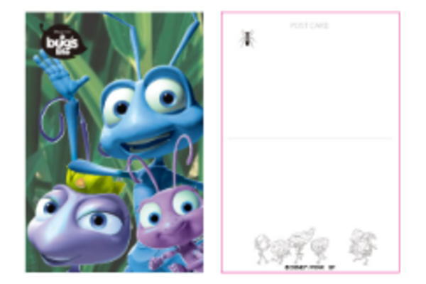 楽天市場】【ディズニーキャラクター】ポストカード【グリーン】【緑