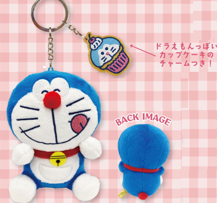楽天市場】【送料無料】 ドラえもん 刺繍チャーム付きマスコット
