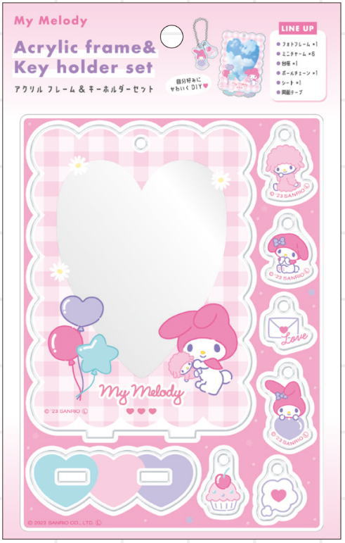 楽天市場】サンリオキャラクターズ アクリルフレームとキーホルダー