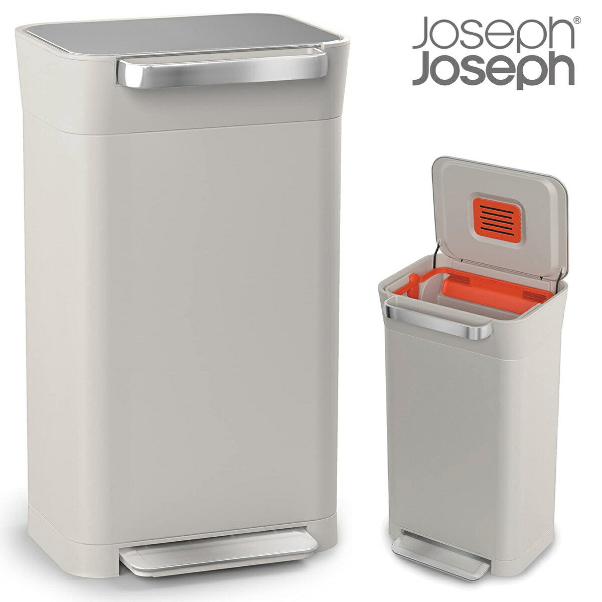 楽天市場】Joseph Joseph 30036 クラッシュボックス 30L ストーン ク