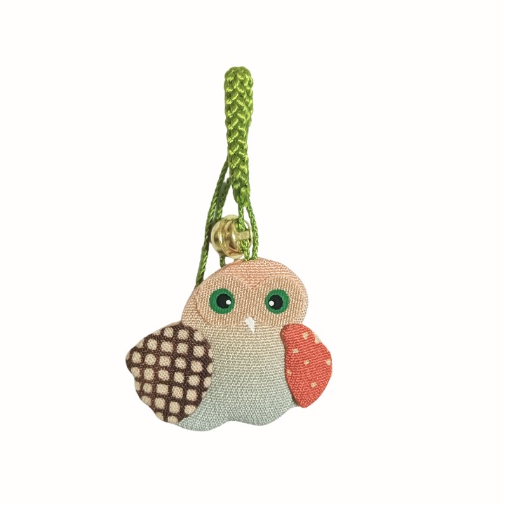 楽天市場】ふくろう 根付 ストラップ 日本製 手作り 開運 幸運 お守り