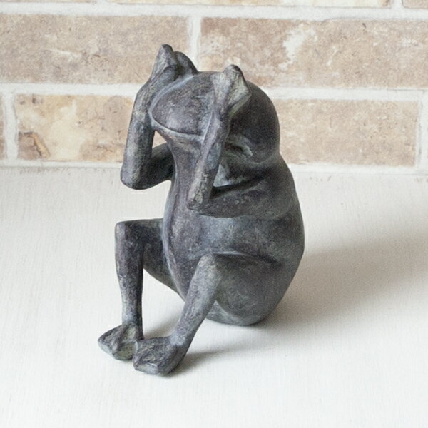 楽天市場】見ざる言わざる聞かざる 3匹カエルの置物蛙雑貨 カエル雑貨