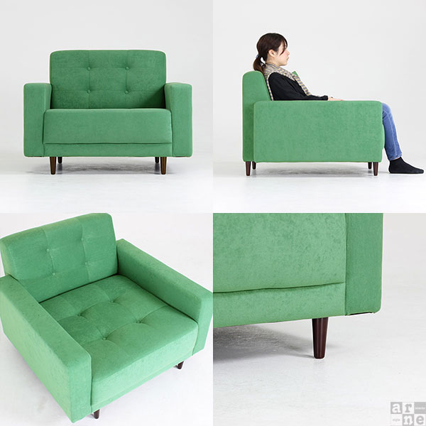 楽天市場】一人用 北欧 おしゃれ 1.5人掛け ゆったり ソファ 1人用