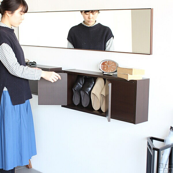 楽天市場】ウォールシェルフ 石膏ボード 吊り戸棚 壁掛け棚 壁に付け