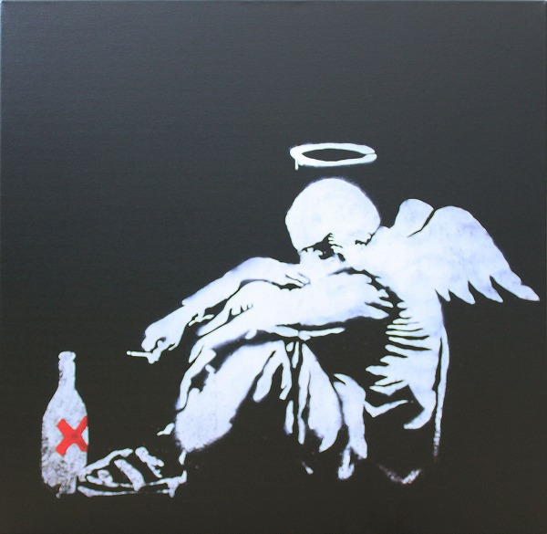 楽天市場】【マラソン限定クーポン】バンクシー アートパネル BANKSY