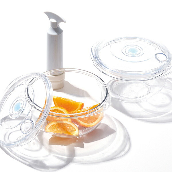 楽天市場】＼ポイント10倍／ 真空サラダボウルクリア（真空ポンプなし