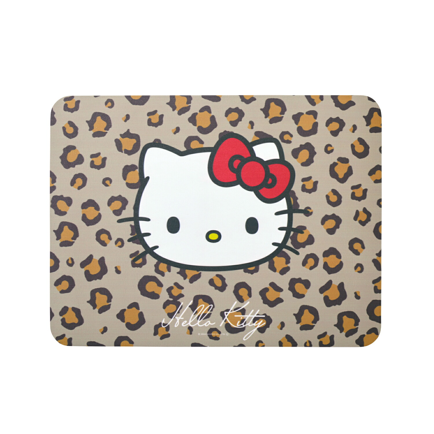 楽天市場】キティ バスマット ヒョウ柄 約30×40×0.4cm ハローキティ