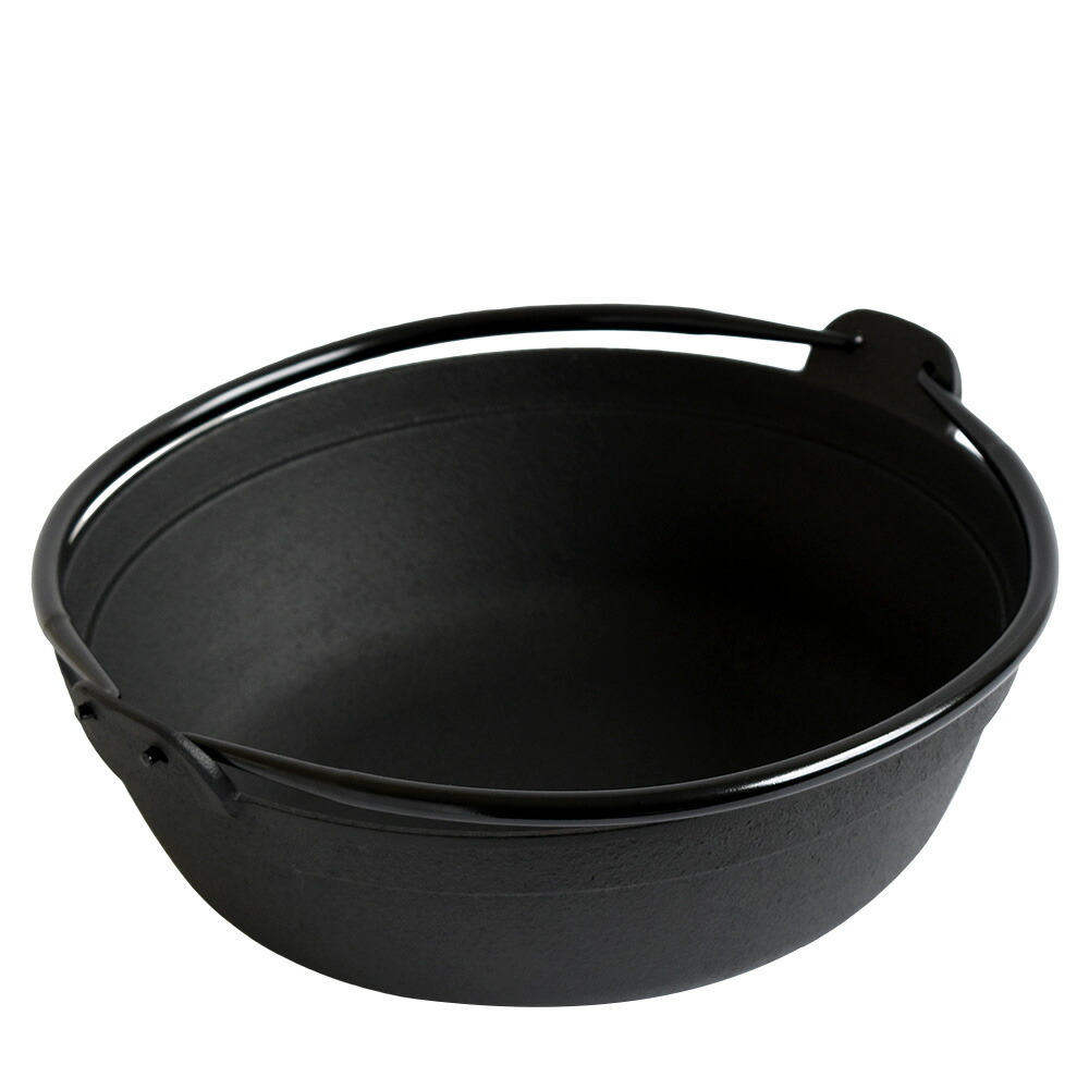 楽天市場】南部鉄器 いろり鍋 8寸 囲炉裏鍋 IH対応 内径235mm 南部鉄