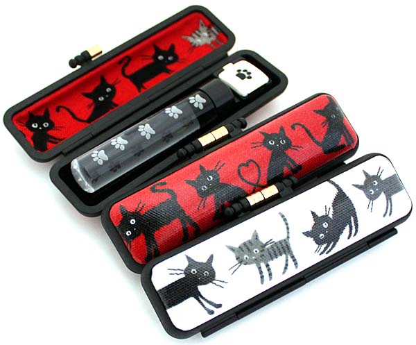 楽天市場】【絵柄 名入れ 可能】 印鑑 はんこセット 透明クリア印鑑