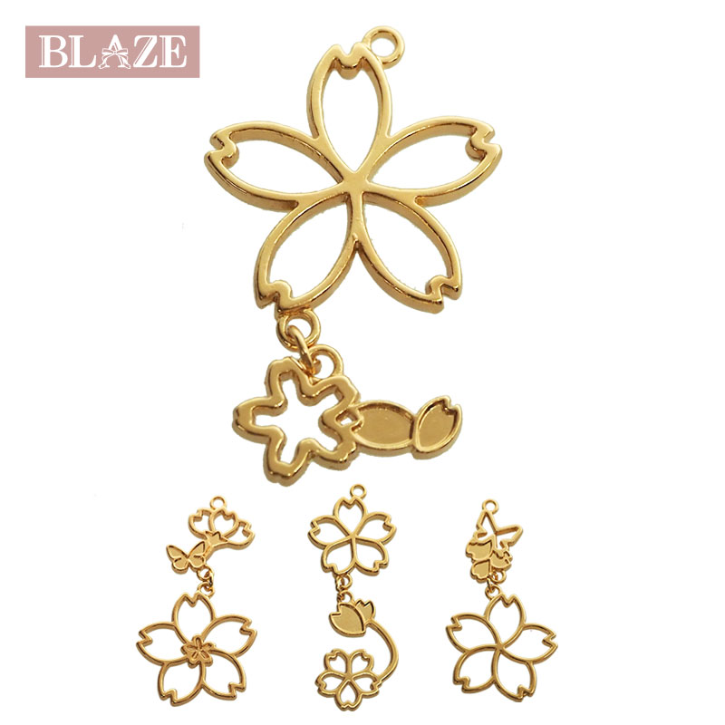 楽天市場】ゆらゆら空枠 桜蝶 ゴールド 全4種 BLAZE 商用利用可 カン