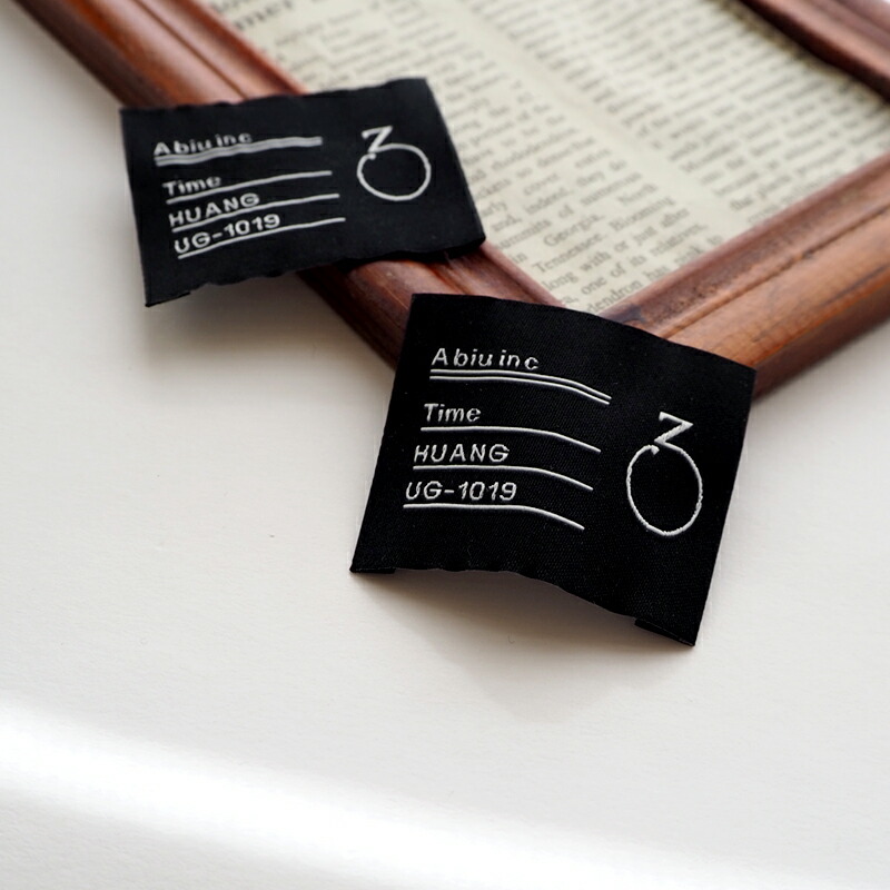 楽天市場】【2枚入り】ハンドメイド タグ モノクロ 刺しゅう シンプル