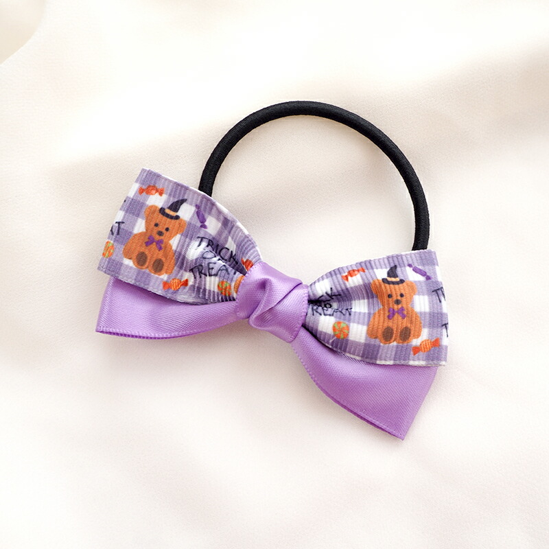 楽天市場】ハロウィン ポニー リボン ヘアゴム ヘアアクセサリー