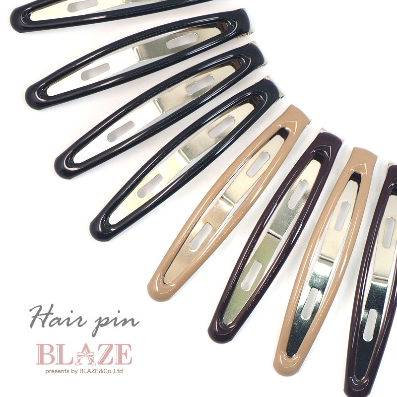 楽天市場】スリーピン オーバル ダークカラー 4個セット BLAZE ヘア