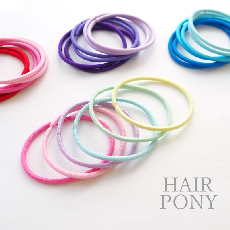 楽天市場】ヘアゴム リングゴム 抗菌 中 16cm 6個入り カラー アソート