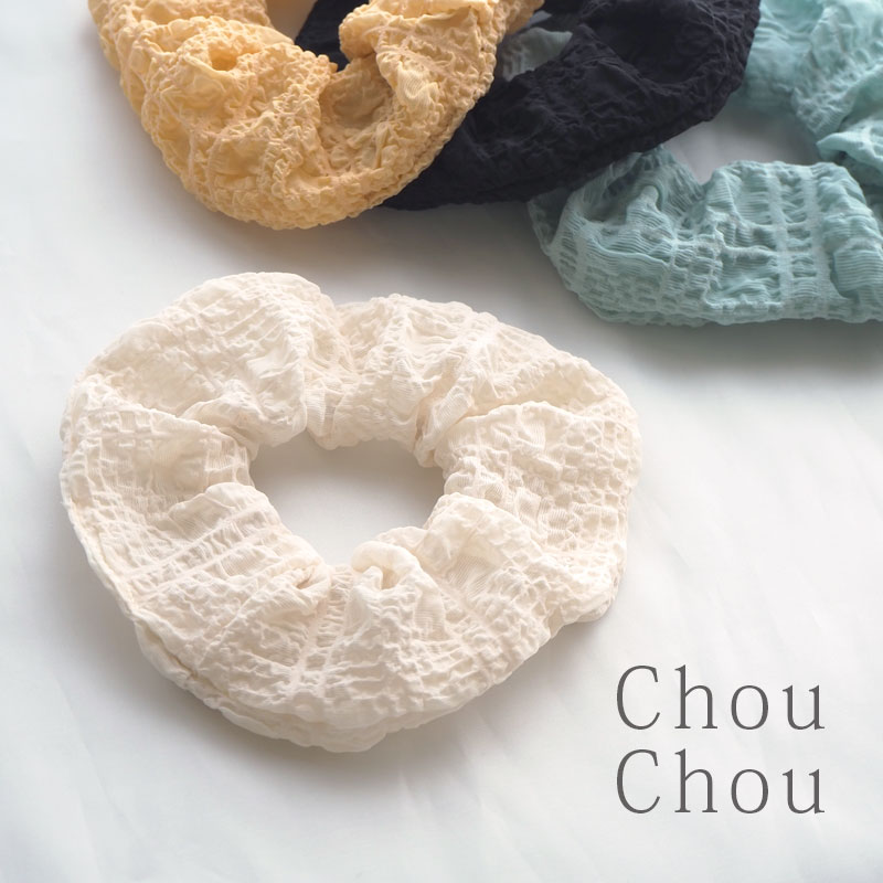 楽天市場】シュシュ くしゅくしゅ エンボス ギャザー BLAZE ヘア