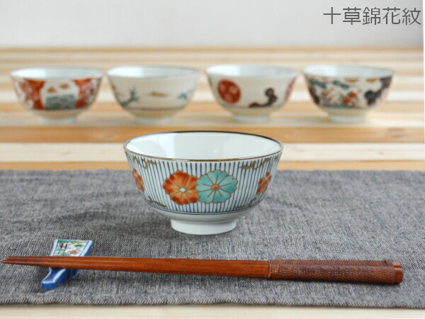 楽天市場】美濃焼 染錦古伊万里 飯碗 10.5cm茶碗 飯碗 ごはん ちゃわん