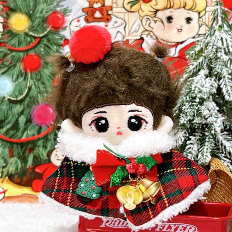 楽天市場】ぬいぐるみ 10cm ぬい服 クリスマス ポンチョ コスチューム