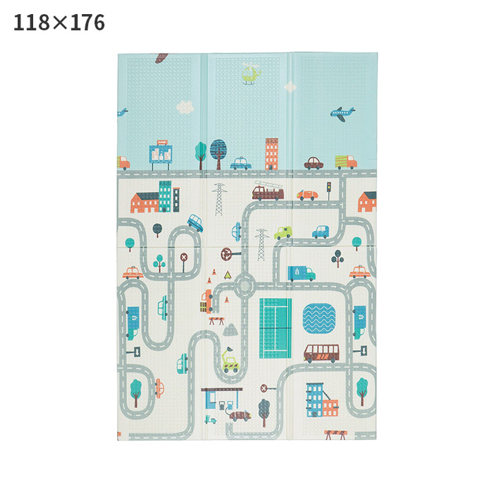 楽天市場】プレイマット 折りたたみ エクスロード 118×176 cm サッと