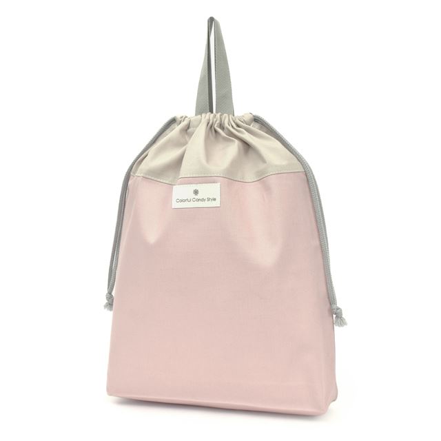 楽天市場】入園入学シリーズ バッグ 巾着3点セット くすみピンク