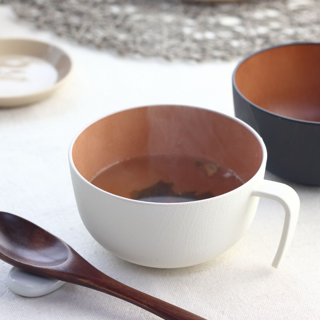 楽天市場】持ち手付きスープボウル ナチュール 日本製 美濃焼 日本製