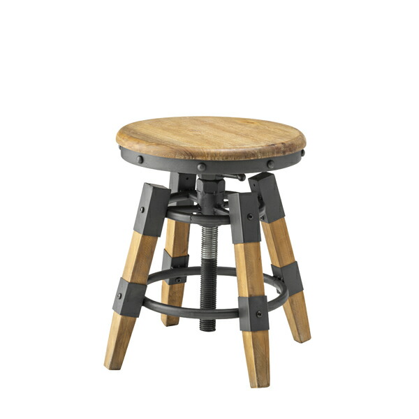 楽天市場】木製 スツール 高さ調整の通販