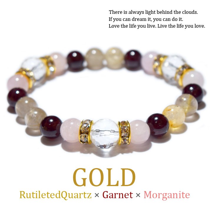 楽天市場】AAA ルチルクォーツ ブレスレット 天然石 パワーストーン