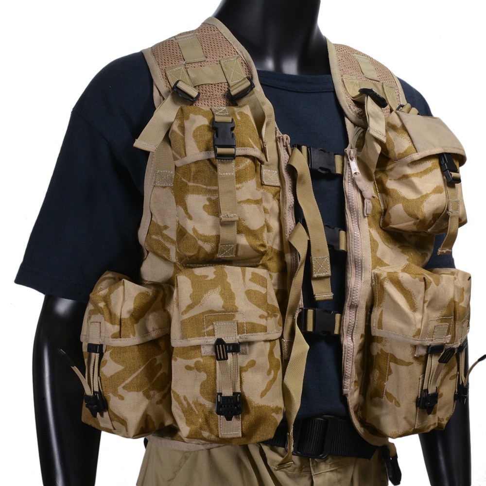 楽天市場】イギリス軍放出品 タクティカルベスト デザートDPM ポーチ8