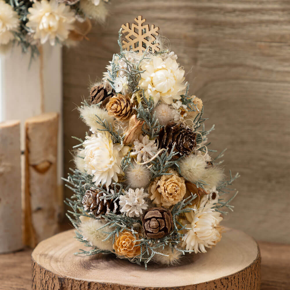 楽天市場】クリスマス リース ツリー 北欧 ペアセット プリザーブド