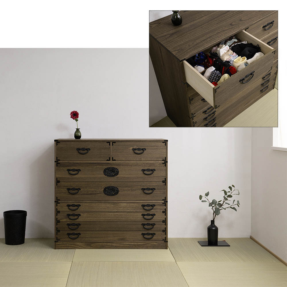 楽天市場】桐たんす 和箪笥 収納 収納家具 桐家具 着物収納 引き出し
