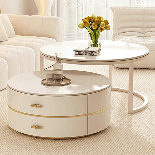 楽天市場】センターテーブル ネストテーブル コーヒーテーブル サイド